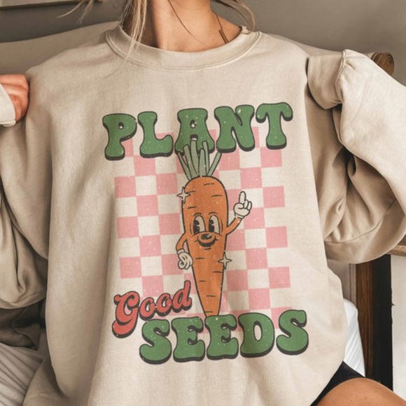 "PLANT GOOD SEEDS" CREWNECK - Picture 2 of 2